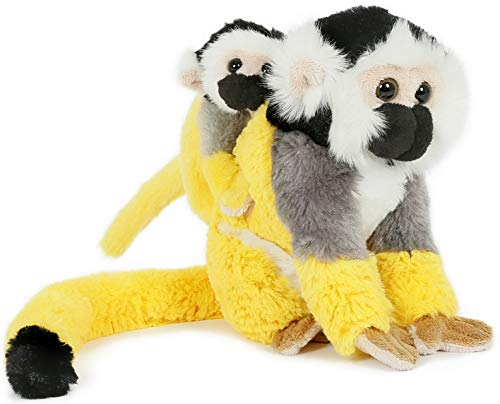 Unbekannt SEMO Plüsch MKV-07SY04 - Totenkopfäffchen mit Baby