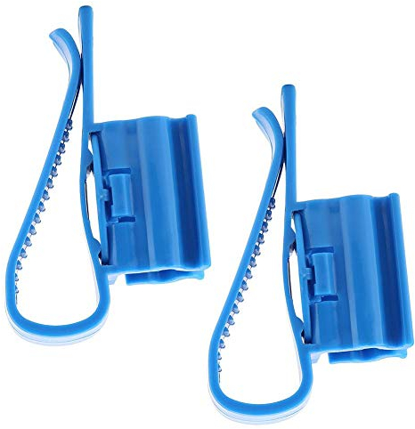 Aquarium Schlauchhalter Clip für 8-16 mm Schläuche Blau, Universal Aquariumschlauch Halterung für Filter und Pumpe