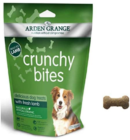 Arden Grange Dog Crunchy Bites 8 X 225g Lamb, Hypoallergenic Formula Treat