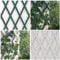 eacommerce Traliccio Grigliato Reticolato Estensibile in PVC per Piante rampicanti Balcone, Giardino, terrazza (3X1 MT, Verde)