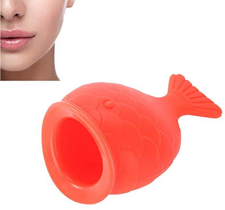 Lip Enhancer, Silikon Lip Plumper vollen Lippen Lippeneinrichtung, Lippenpumpe Vakuum Vergrößern, Frauen tragbare fischförmige Lippen praller Enhancer Lip Enhancement Device Beauty Tool