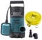 MYLEK Submersible Water Pump 750W Electric, 14000L/H, Heavy Duty 10m Layflat Hose for Clean or Dirty Water, Float Switch, 10M Power Cable - Floods, Pools, Gardens, Ponds, Hot Tubs