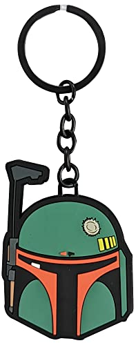 Difuzed Terminal Star Trek: The Mandalorian - Boba Fett - Helmet Rubber Keychain Metal Multicolor