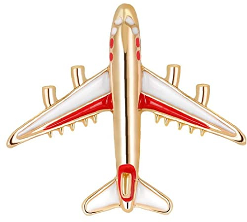 Froiny Alliage Avion Broche Broche Pins Broches pour Femmes Hommes Costumes Broche d'avion