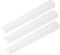 SOTECH pack de 3 équerres de support 400 mm blanc avec matériel de montage supports muraux pour plan de travail plateau de table support de montage