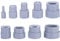 Set di Strumento Riparazione Obiettivo, Kit Strumenti per la Obiettivo della Fotocamera DSLR Anello dell'Obiettivo Accessorio Rimozione Gomma Obiettivi 8-83mm Accessori Universale Apertura 9 Pezzi
