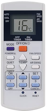 VINABTY A75C2606 Replace Remote Control Fit for Panasonic AC Air Conditioner A75C2825 A75C2842 A75C2606 A75C3006 A75C2628 A75C2656 A75C2658