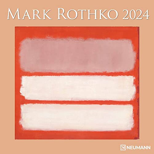 Mark Rothko - Kalender 2024 - Neumann-Verlag - Broschürenkalender - Wandkalender mit Gemälde von Mark Rothko und Platz für Eintragungen - 30 cm x 30 cm (offen 30 cm x 60 cm)