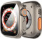 Diruite Funda Protector Pantalla para Apple Watch Series 6/5/4/SE 44mm Apariencia Creativa,360° Protector Cristal Templado PC Dura para iWatch 44mm Case