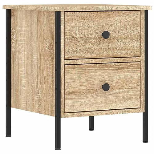 vidaXL Nachttisch Sonoma-Eiche 40x42x50 cm Holzwerkstoff