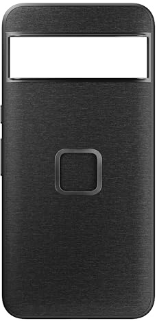 Peak Design Mobile Everyday Phone Case for Google Pixel 8 Pro, Charcoal, Slim Profile, Drop Protection, Weatherproof Fabric Shell, SlimLink Connects to Mobile Mounts & Gear
