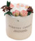Topyond Bougie Parfumées,Bougie Parfumée Avec Couvercle En Verre, Fleur Sèche, Ensemble De Cadeaux Pour Femmes, Anniversaire, Saint-valentin(Tentation de la rose et des fruits)