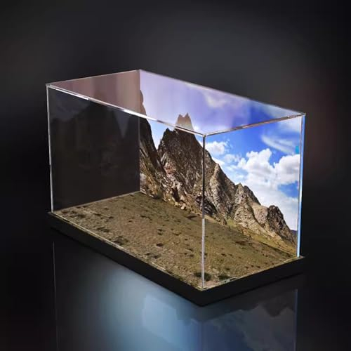 AZIZAT Acryl-Vitrine Kompatibel mit Lego 10274 Ghostbusters Ecto-1 Automodell zum Sammeln, staubdicht, transparent (nur Aufbewahrungsbox 3 mm)