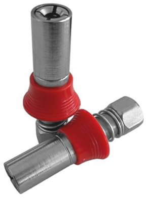 YASTA Ugello Accoppiatore per Ingrassatore Pompa Grasso Autobloccante Molla Kit 2 Pezzi