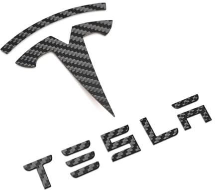 Car Brake Tire Letters Sticker for Tesla Model 3 Model Y Emblem Calipers External Sticker Waterproof Refit Decoration Accessories,Matte-Forward