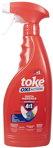 TOKE | Spray Quitamanchas para Ropa | Uso Prelavado Quitamanchas | Desincrusta y Elimina las Manchas | 750 ml