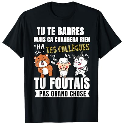 Idée Cadeau Original Départ en Retraite Humour Collègue T-Shirt