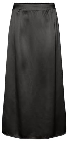 VERO Moda Damen Vmmerle Hw Ankle Slit Skirt WVN Ga Maxirock (1er Pack)