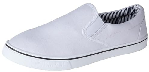 Mens Slip On Sneakers Canvas Espadrilles Deck Plimsolls Trainers Pumps Shoe Size