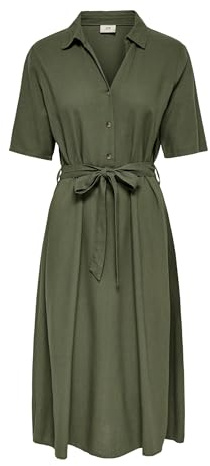 JDY Damen Jdysay 2/4 Midi Shirt Dress WVN Noos Jdysay 2/4 Midi Shirt Dress WVN Noos (1er Pack)