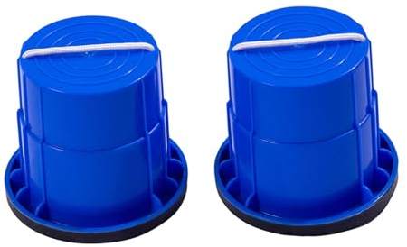 Perfeclan 2 Stück -Stelzen, GEH-Stelzen, Picknick-Spielzeug, Spiel, Eimer-Stelzen, Kinder-Stepper-Spielzeug für Mädchen und Kinder, Blau