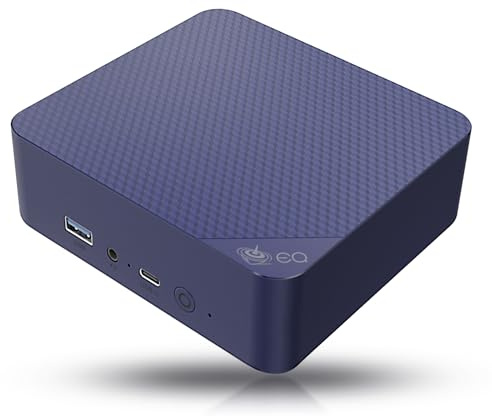 Beelink EQ13 Mini PC,13th Gen Intel Alder Lake-N200 up to 3.7GHz(4C/4T),16G DDR4 RAM/500GB PCIe 3.0 SSD,Supports 4K Dual Display/WiFi6/BT5.2/USB 3.2/Dual LAN/Home/Office