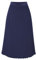 Plisseerock Lang Damen Sommerrock Einfarbig Faltenrock High Waist A-Linie Langer Rock Sommer Stretch Casual Elegant Plissee Moden Sommerröcke Midi (Blue #1, S)