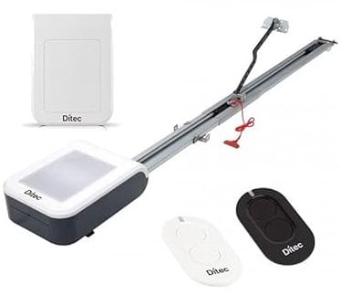 DITEC AIR 24V KIT PORTA GARAGE BASCULANTE MOTORE A TRAINO USO INTENSIVO 12 M²/130 KG CONNETTIVITÀ BLUETOOTH AIR600B
