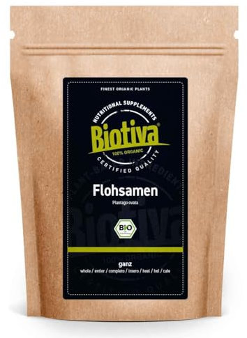 Semillas de psyllium orgánicas, 10 kg (10 x 1 kg)