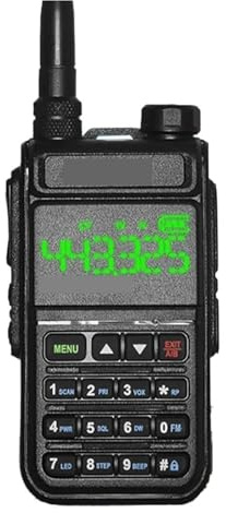WLLKIY RT-850 6 Bandes Amateur Jambon Radio Bidirectionnelle 128CH Talkie-walkie Bande Aérienne Pleine Bande Police Scanner Talkie Marin Son Clair(Standard)