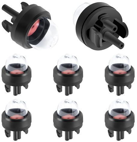 Tunejoy Pompa per Bulbo di Innesco a Scatto Snap-in Lampadina Primer per Tosaerba Motosega Soffiatori e Trimmer 34 x 21mm 8 Pezzi