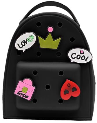 Lightweight Cartoon Backpack | Girl Travel Backpack | Cartoon Adjustable Backpack | Jelly Backpack for Girl | Silicone Backpack Purse | Lightweight and Practical for Daily Use or on Travel