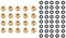 20Pcs RC Shock Damper Ball, Brass Shock Absorber Link Rod Pivot Ball Joint with Rubber O Ring RC Car Rod Ends Ball for SCX24 Crawler Car