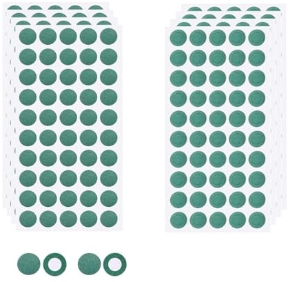 GIONAR Pack of 400 18650 Lithium Batteries Insulator Ring, Insulating Self-Adhesive Paper, Pack of 200 Hollow Rings + 200 Pieces Solid, Insulation Ring, Self-Adhesive Cardboard Sticker