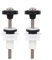 MKTKFVVEX 2PCS Wc Tank Schrauben WC Wc Tank Schrauben Befestigung Fitting Dichtung Kit Close Kupplung Schrauben Dicht Ring Bad Zubehör Manual tool accessories