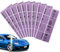 Zuasdvnk Papel de lija para coche, papel de lija para coche, kit de lijado, almohadilla de lijado autoadhesiva, fácil aplicación, 72 unidades, para pintura de harina de madera, muebles, uso en