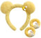 JAHEMU Bandeau Abeille Serre-Tête Animaux en Peluche Bandeaux Abeille Élastique à Cheveux Mignonne Accessoire de Cheveux pour Filles et Femmes