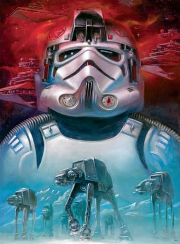 Buffalo Games - Star Wars - Fine Art - at-at Pilot - 1000-teiliges Puzzle für Erwachsene - Herausforderndes Puzzle perfekt für Spieleabende - Fertige Größe ist 26,75 x 19,75 cm