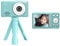Lioggyet 4K Digital Camera 2.88 Inch Digital Camera 2.88 Inch HD Display 18x Video Recorder Camera LED Fill Light 800mAh Battery Compact Vlogging Camera Blue