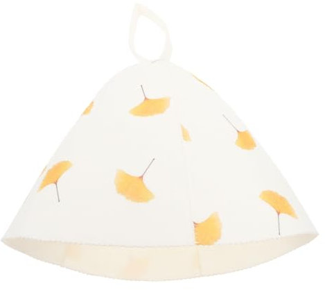 Hemobllo Saunahut Aus Filz Für Damen Und Herren Saunakappe Mit Stilvollem Druck Atmungsaktiv Und Bequem Für Sauna Dampfbad Und Outdoor-aktivitäten