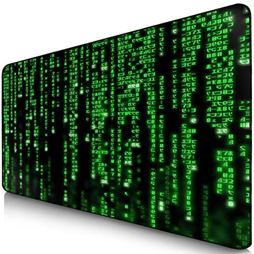 Sidorenko Gaming Mauspad XXL Grün - Großes Mousepad 900x400 mm - rutschfeste Schreibtischunterlage für Gaming und Büro - Fransenfreie Ränder - Präzises und langlebiges maxlvl Large Mouse pad