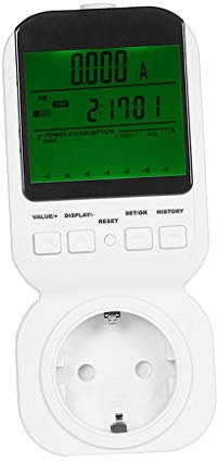 Backbayia Precision Power Analyser Wattmeter/Power Meter Electric EU Plug