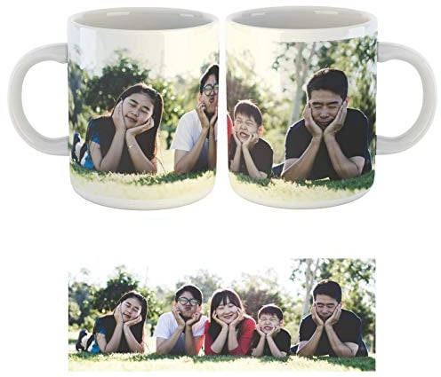 Personalised Mug with Photo (11oz) Photo Collage Personalise with a 1 Photo Collage Gift for Him, Her, Mum, Dad, Friends - Birthday, Anniversary