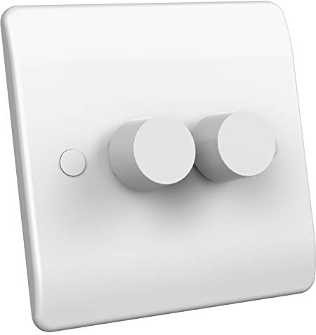 Zigtiger Dimmer Switch (2 Gang/Brakelite)