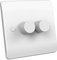 Zigtiger Dimmer Switch (2 Gang/Brakelite)