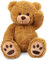 LotFancy Teddybär Kuscheltier 50cm, Plüschtier Stofftier Teddy, Süßes Geschenk für Kinder Mädchen Freundin, Geburtstag, Valentinstag, Braun