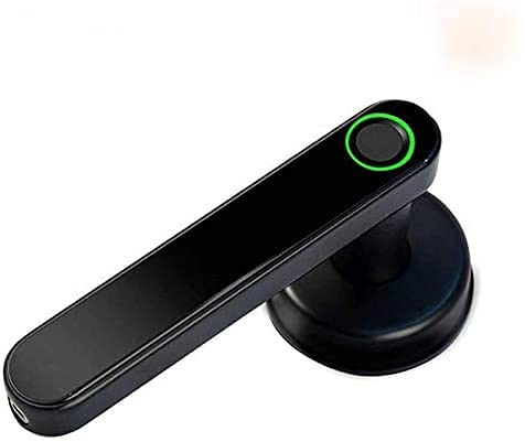 zemismart Tuya Smart Fingerabdrucksperre, intelligentes Sicherheitsschloss, Verschlüsselung mit Smart Life-Anwendung, Passwort-Entriegelung (Single Lock-Core)