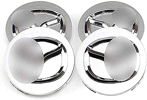 LOOFSAF Radnabenkappen für Mazda 3 Mazda6, 60mm, Nabendeckel, Nabenkappen, Felgendeckel, Felgenkappen, Radnabenabdeckung, Radnabendeckel, Silber, Acrylnitril-Butadien-Styrol, 4 Stück