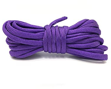 3m Paracord Bracelets Paracord Cord 550 Multifunction Paracord Ropes Parachute Cord Outdoor Survival Rope for Making Bracelet, Lanyard, Keychain, Dog Collar Survival Camping Climbing-Purple