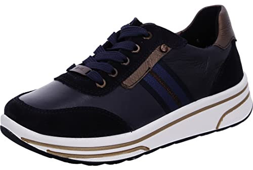 ARA Damen Sapporo Sneaker, Blau Moro, 37 EU Weit